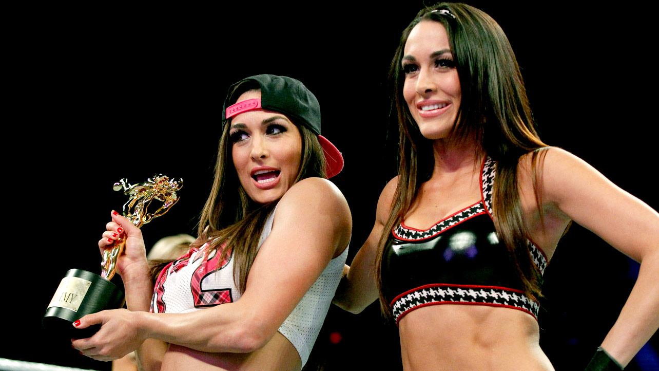 The-Bella-Twins-vs-AJ-Lee-and-Tamina